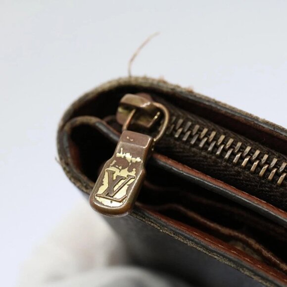 LOUIS VUITTON Monogram Compact Zip Wallet M61667 LV Auth 54068 - Picture 13 of 16